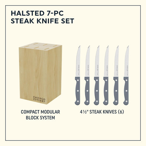 Chicago Cutlery® Halsted 7-piece Steak Knife Set