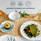 Corelle® Solar Print 8.5" Salad Plate, EXCLUSIVE