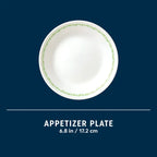 Corelle® Spring Blossom Green 6.75" Appetizer Plate