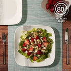 Corelle® Square Wandering Grove 18-piece Dinnerware Set, Service for 6