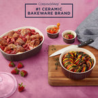 CorningWare® French Colors 12-piece Bakeware Set, Cabernet